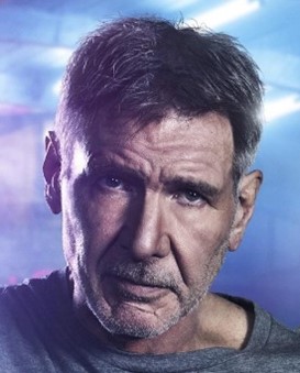 Harrison Ford como Rick Deckard.